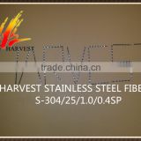Slitting Stainless Steel Sheet Fiber for Refractories S-304/25/1.0/0.4SP