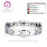Europe Quality Tungsten Steel Fashion Jewelry Mens and Womens Germanium Charm Chain Bangle Bracelet Japan thumbnail-4
