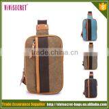 Vivisecret Fashion Style Men Top Quality Canvas Shoulder Bag thumbnail-4