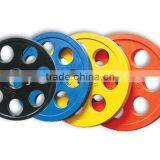 Color Rubber Coated Weight Plate With 7 Holes thumbnail-3