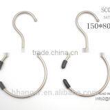 Nice Style Strong Scarf Hanger, Satin Nickle Scarf Hangers, Metal Hook Scarf Hanger, High Quality Shopfitting Scarf Hanger thumbnail-1