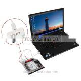 2016 New Wholesale Useful 13Pin SATA Slimline to USB 2.0 Adapter Cable for Laptop CD DVD Rom Drive