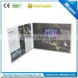 2015 Paper Material Product 4.3 " LCD Video Greeting Card Video Print Card
