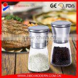 Fda Ceritified Industrial Salt Pepper Grinder Mills,black Manual Adjustable Salt And Pepper Grinder Mill,Glass Spice Grinder
