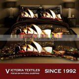 100% Microfiber 120gsm 3D Reactive Printed Deep Pocket Bed in a Bag Set BRAND NEW thumbnail-1