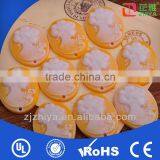 New Desin Factory Price Loose Resin Cameo for DIY Necklace thumbnail-1