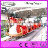 Amusement Park Rides Kids Game Playground Sliding Dragon Small Roller Coaster for Sale thumbnail-1