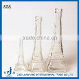 Clear Eiffel Tower Glass Jar Bottle for Flower or Artwork thumbnail-1