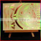 Fluorescent Temporary Tattoo Custom Metallic Tattoo Gold Flash Tattoo thumbnail-1