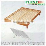 Wood Slat Bed Base With Wood Surround for Mattress Base