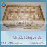 Wholesale Basket Hot Sale Small Rectangle Very Cheap Nature Pure Bammboo Basket thumbnail-1