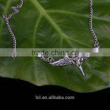 New Arrival Steampunk Statement Necklace Eagle Wings Necklace Imitation Silver Pendant 2015 Yiwu Fashion Imitation Jewelry thumbnail-3