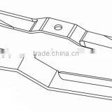 2016 Hot Sale Good Quality 65Mn/boron Steel Coated Mower Blade/knife