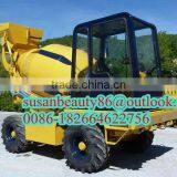 Self Loading Mobile Concrete Mixer /Concrete Mixer Truck With Loader thumbnail-1