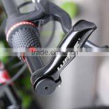 WAKE Paired Utility Black Handlebar Bar End Aluminum Alloy Glossy MTB Bike Rubber Lock-on Cover Bicycle Accessories Parts thumbnail-4