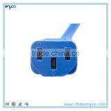 Color Cords CPU/PDU Power Cord - C14 to C13 - 10 Amp - Blue thumbnail-3