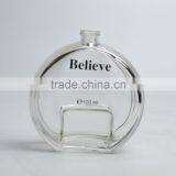 Wholesale Glass Square Flat Perfume Bottle Whisky Bottle thumbnail-4