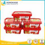 150g Butter Cup in PP Plastic Container Box With Custom Design,In Mold Labelling Cheese Pot thumbnail-1
