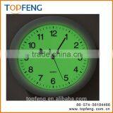 Light Sensor Wall Clock/round Clock/luminous Clock thumbnail-1