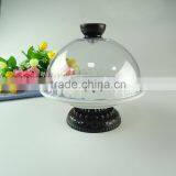 Stock Ceramic White Cake Plates With Lid thumbnail-1