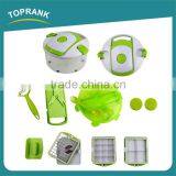 Mutil-function Plastic Chopped Fruit Vegetable Peeler Slicer Cutter Multi Manual Salad Maker thumbnail-2