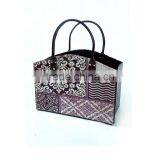 Foldable Leatherette Organizer Storage Basket Magazine And Newspaper Holder Bin thumbnail-3