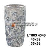 East Asia Round Simple Grey Ancient Tidi Planter For Wholesalers thumbnail-1