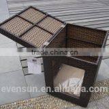 Rattan Cardboard Cat House thumbnail-3