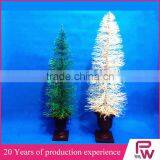 Artificial Flocked Christmas Trees/slim Artificial Christmas Trees With Ornaments thumbnail-1