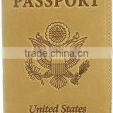 LOW Price High Quality Men Black Custom Genuine Leather Passport Holder COVER thumbnail-6