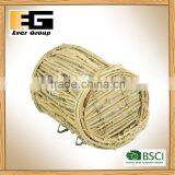 Natural Rattan Semi Cylindrical Garden Planter and Decoration Tray thumbnail-4