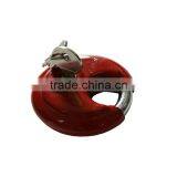 Red Stainless Steel Disc Padlock thumbnail-1