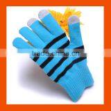 Stripe Knitted Screen Touch IPhone Gloves thumbnail-4