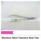 Non-magnetic 304 Stainless Steel Tweezers Neat Tips,Stainless Steel Tweezers