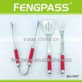 Stainless Steel BBQ Grilling Tool Set Complete 3 Piece Barbecue Kit Set thumbnail-1