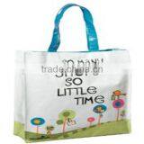 2015 New Design PVC Coated Cotton Shopping Bag