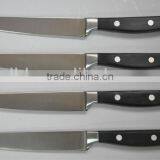 Stainless Steel Utility Knife With Forge Handle thumbnail-1