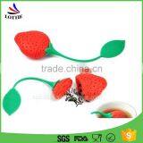 Strawberry Silicone Tea Infuser Loose Leaf Herbal Tea Filter Strainer For Mug Cup thumbnail-2