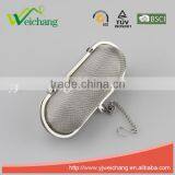 WCJ1074 Hot Sale Long Chain Tea Strainer 18/8 Stainless Steel Fine Mesh Tea Infuser thumbnail-1