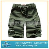 mens cargo shorts and pants with cotton fabric