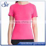 High Quality Women Gym T-shirts Running Fitness Wear thumbnail-4