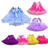 Hot Sale Baby Girls Teen Beautiful Chiffon Fluffy Pettiskirts Tutu Princess Party Skirts Ballet Dance Wear Pettiskirt thumbnail-1