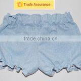 European and American Baby Girl Short Hot Pants Summer Kids Pink Gingham Ruffle Pants thumbnail-2