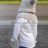 Wholesale Fashion Knit Scarf With Pockets Baby Scarf thumbnail-5