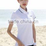 2017 Wholesale Breathable Good Quality Best-selling New Design White Polo Shirt thumbnail-1
