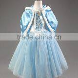 Children Dress Autumn Snow Romance 2016 New Girls Ice Cap Christmas Two Piece Shawl Dress thumbnail-1