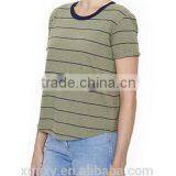 100% Cotton Regular Fitting Army Tee for Woman thumbnail-2