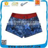 Fashion Side Pockets Denim Printed Board Shorts Denim Dye Shorts thumbnail-1