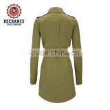 2016 Women's Fashion Spring Ventile Cotton Slim Parka Jackets Women Trench Coat for Wholesale Clothing thumbnail-4