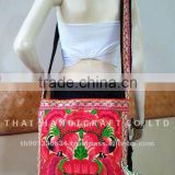 Thai Embroidered HMONG Hill Tribe Tote Hand Bag